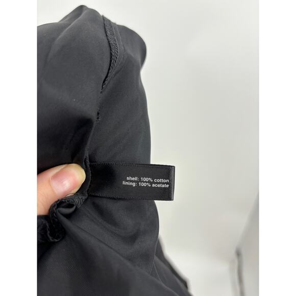 The Limited Event Dress Womens 6 Floral Tiered Strapless Black White Party - Picture 4 of 4